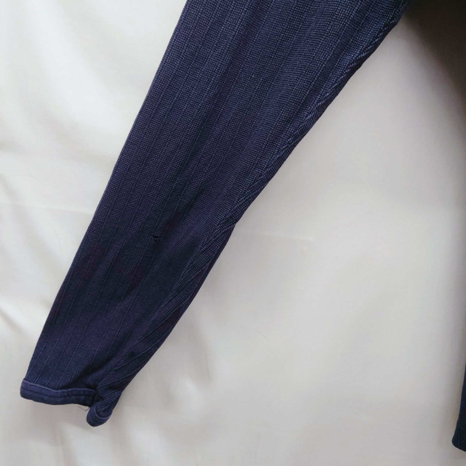 Levi's リーバイス DRY GOODS ドライグッズ サーマル ロンT 長袖Tシャツ XL ネイビー 紺 100%コットン ワッフル リブ 無地 ビッグサイズ オーバーサイズ ゆるだぼ アメカジ ストリート カジュアル メンズ ユニセックス 秋冬 重ね着 thumbnail 5