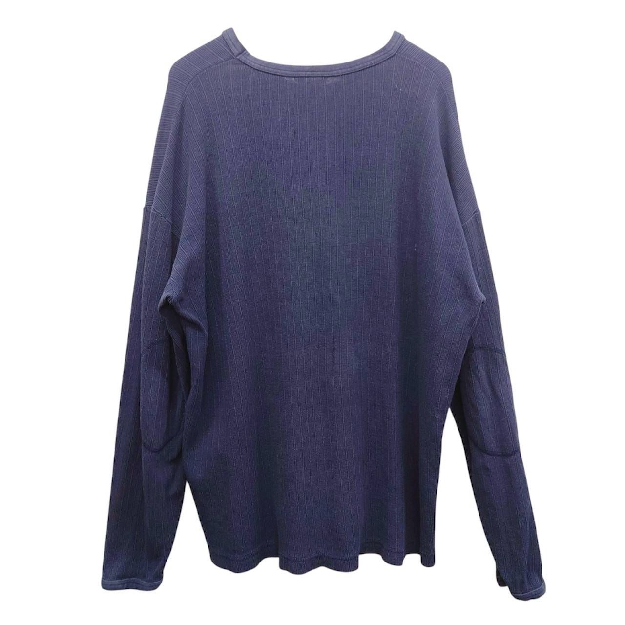 Levi's リーバイス DRY GOODS ドライグッズ サーマル ロンT 長袖Tシャツ XL ネイビー 紺 100%コットン ワッフル リブ 無地 ビッグサイズ オーバーサイズ ゆるだぼ アメカジ ストリート カジュアル メンズ ユニセックス 秋冬 重ね着 thumbnail 6