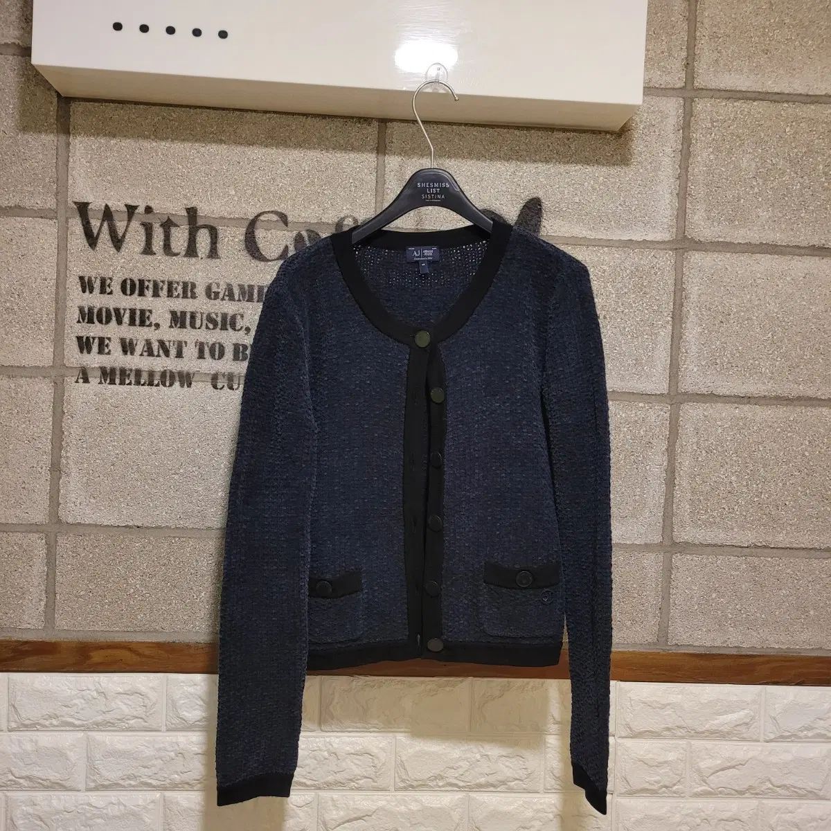 ARMANI アルマーニ ラウンドネック カーディガン 36 12,192円