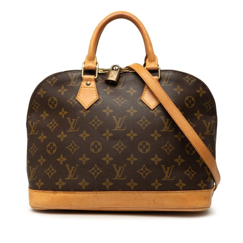 ルイ ヴィトン モノグラム アルマPM ハンドバッグ 2WAY ショルダーバッグ M51130 ブラウン PVC レザー レディース LOUIS VUITTON【254-86235】