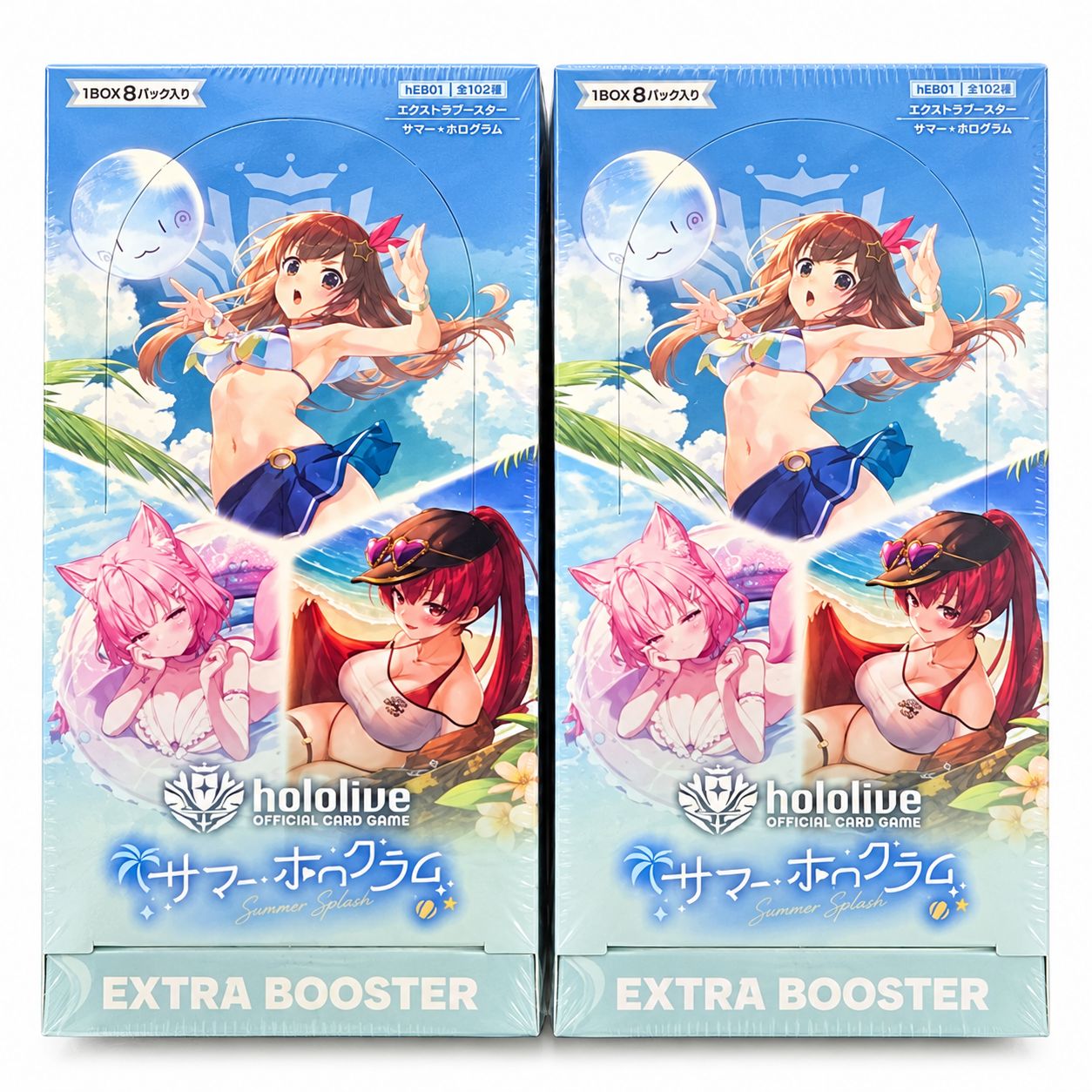 ホロライブ エクストラ ブースター サマー・ホログラム 2BOXシュリ付