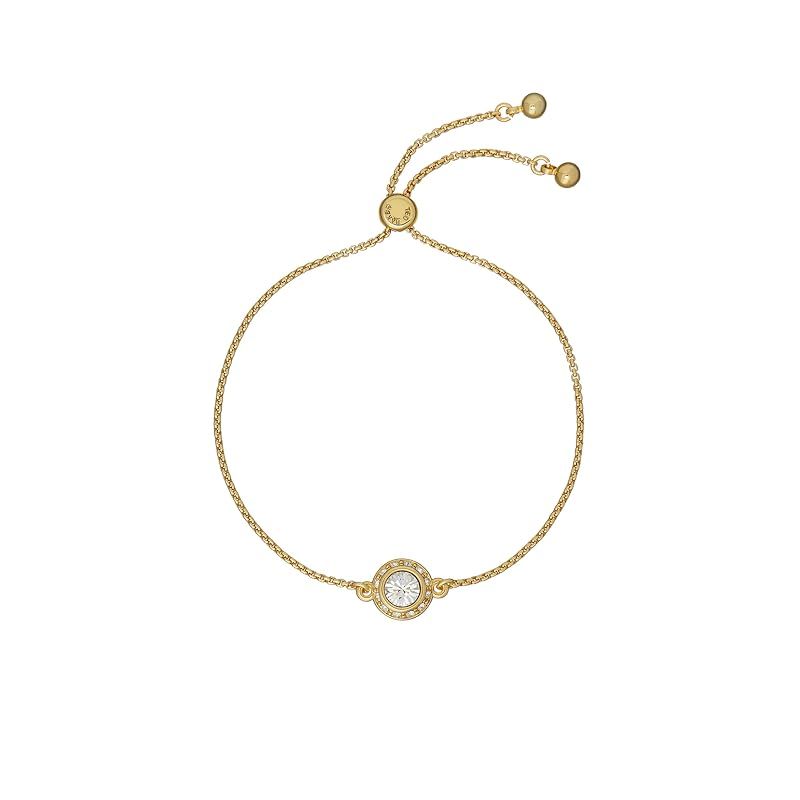Ted Baker (テッドベーカー) レディース Soleta Solitaire スパークル クリスタル ブレスレット (ゴールド／クリスタル) 調整可能 スライダーチェーン