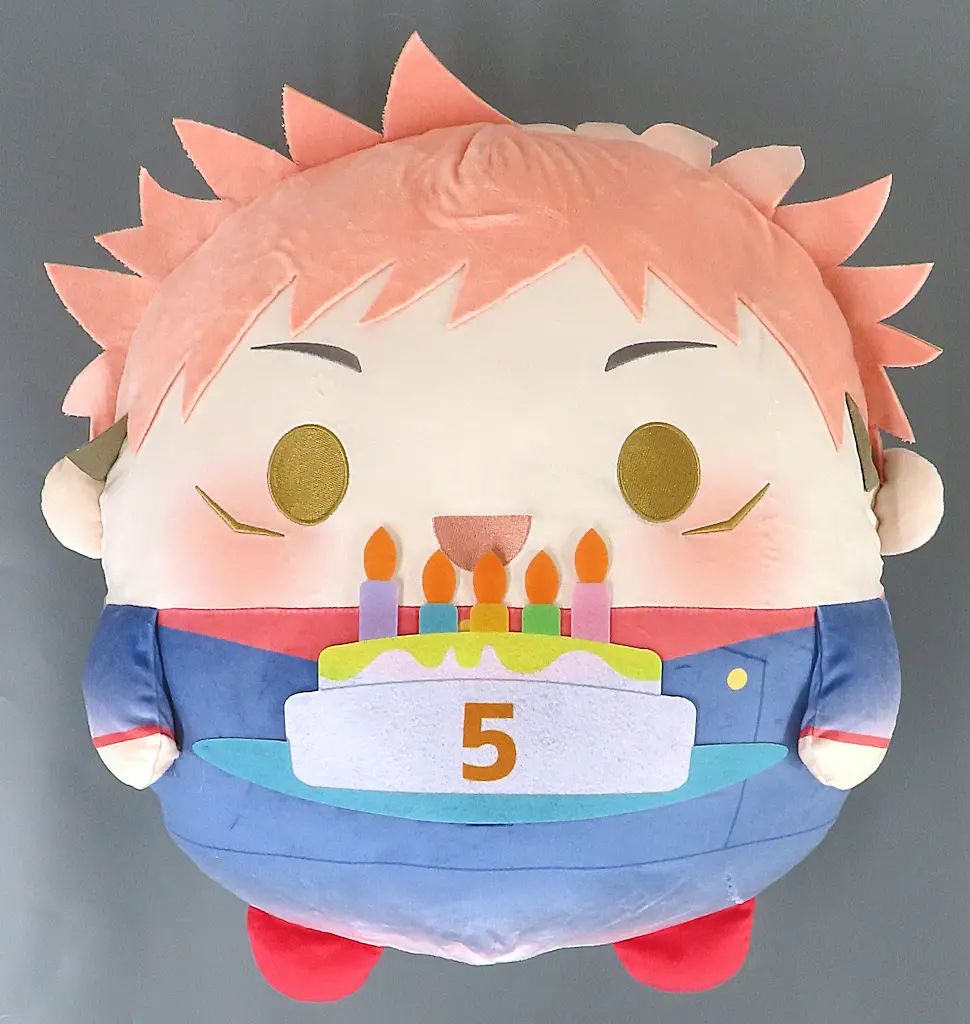 中古】ぬいぐるみ 虎杖悠仁 ふわコロりんメガ(ぬいぐるみ) 「くじ