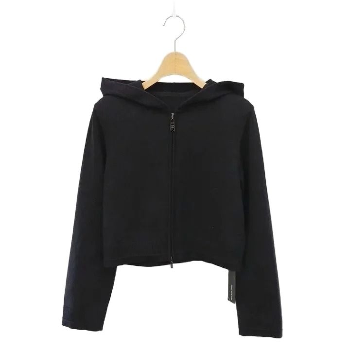 フォクシーニューヨーク FOXEY NEW YORK 25年 45135 CARDIGAN COZY カーディガン ニット パーカー 38 紺 ネイビー /NR ■OS