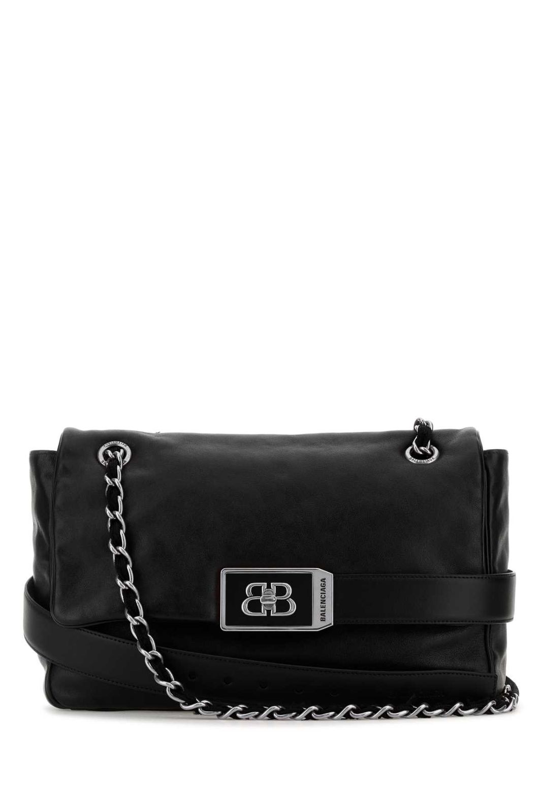 【新品・最安値】BALENCIAGA バレンシアガ MODU FLAP CH BAG M Black 正規品 バッグ 8117812ABIV 1060