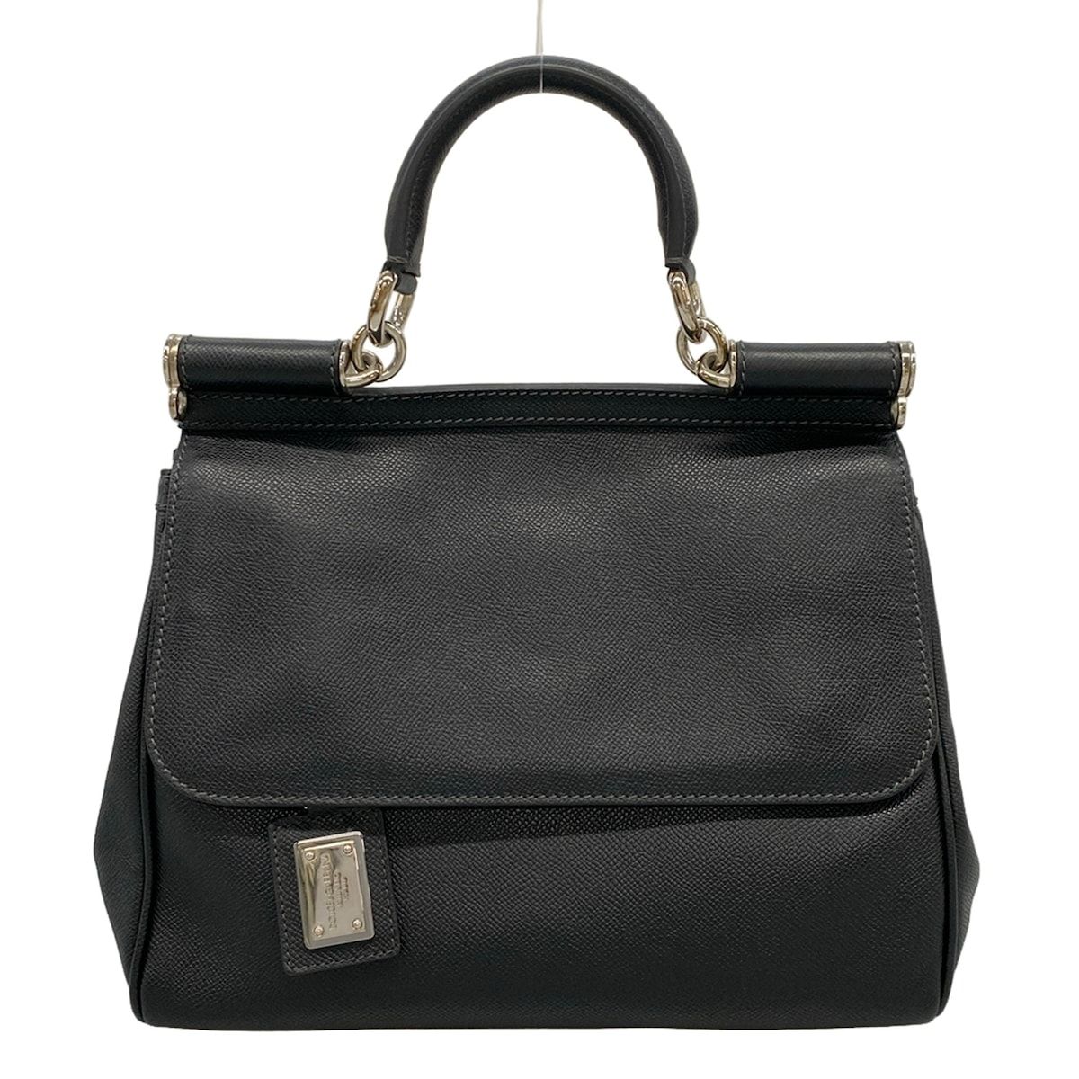 DOLCE&GABBANA(ドルチェアンドガッバーナ) ハンドバッグ シシリー 黒 レザー