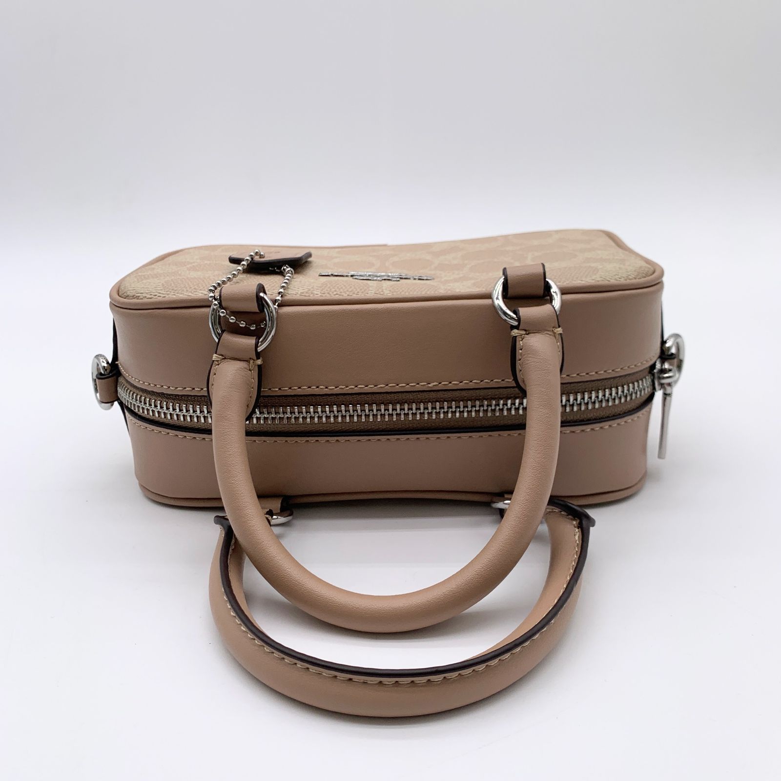 COACH コーチ ハンドバッグ ミニボストン ショルダー 2way レザー PVC