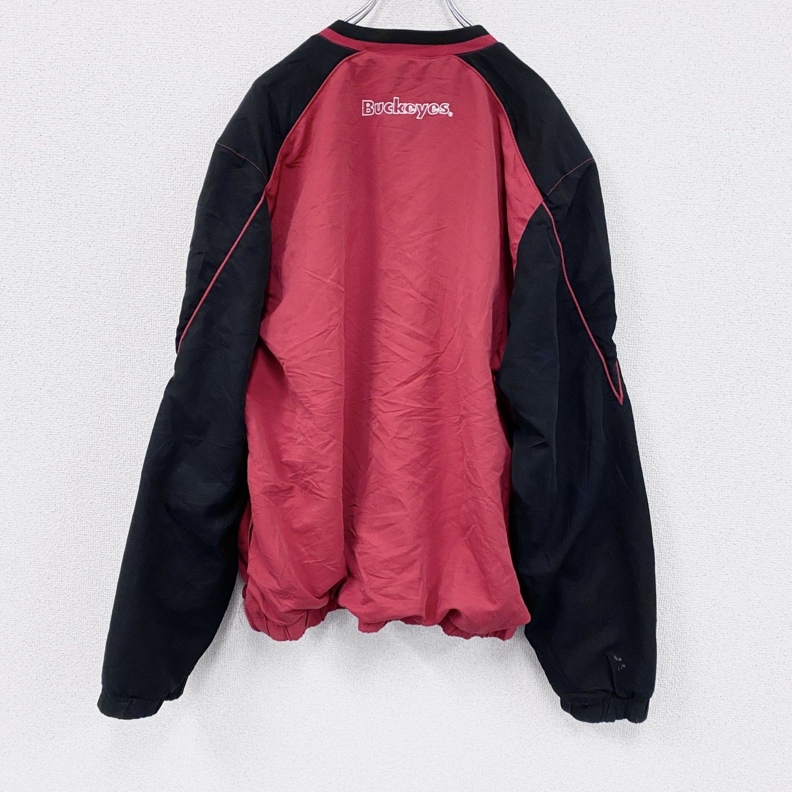 58 SPORTS ナイロンプルオーバージャケット アーチプリント ポケット