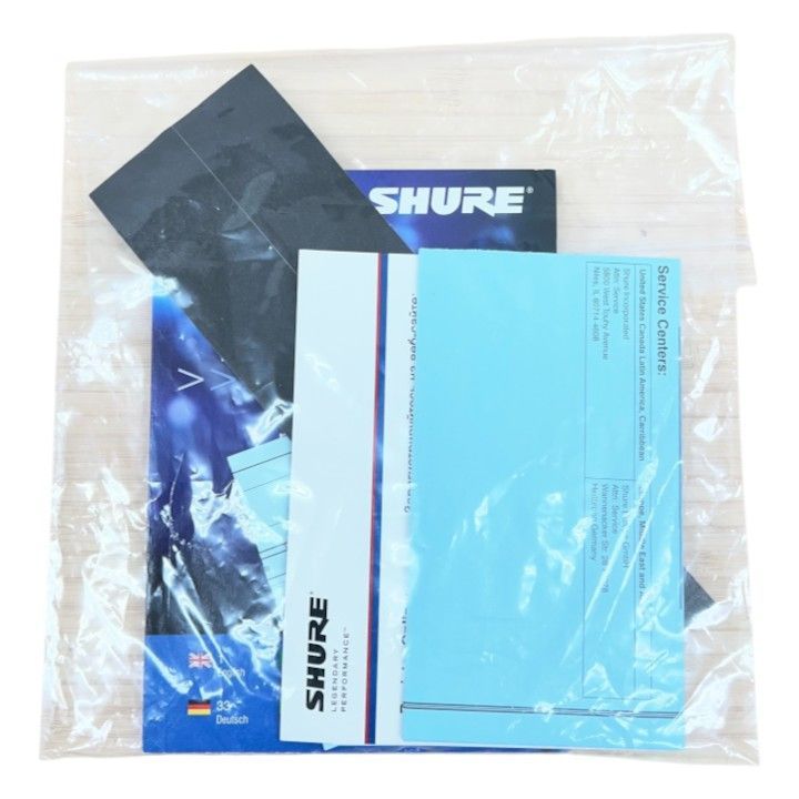 SHURE PG58 ダイナミックマイク コード・説明書など付属品付き シェア