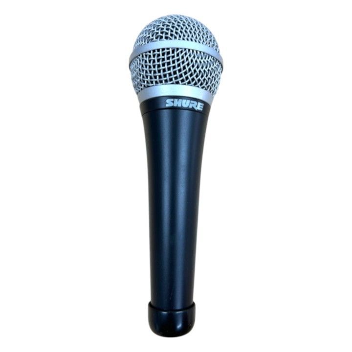 SHURE PG58 ダイナミックマイク 2個 SHURE PG58 ダイナミックマイク コード・説明書など付属品付き シェア