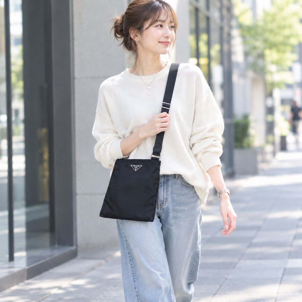 PRADA プラダ ミニ ショルダーバッグ サコッシュ クロスボディ 