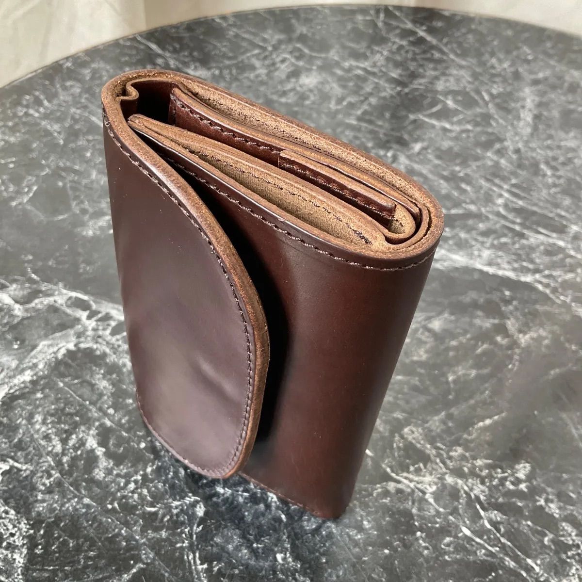 未使用品】MR. OLIVE 三つ折り財布 ME115H ブラウン - メルカリ