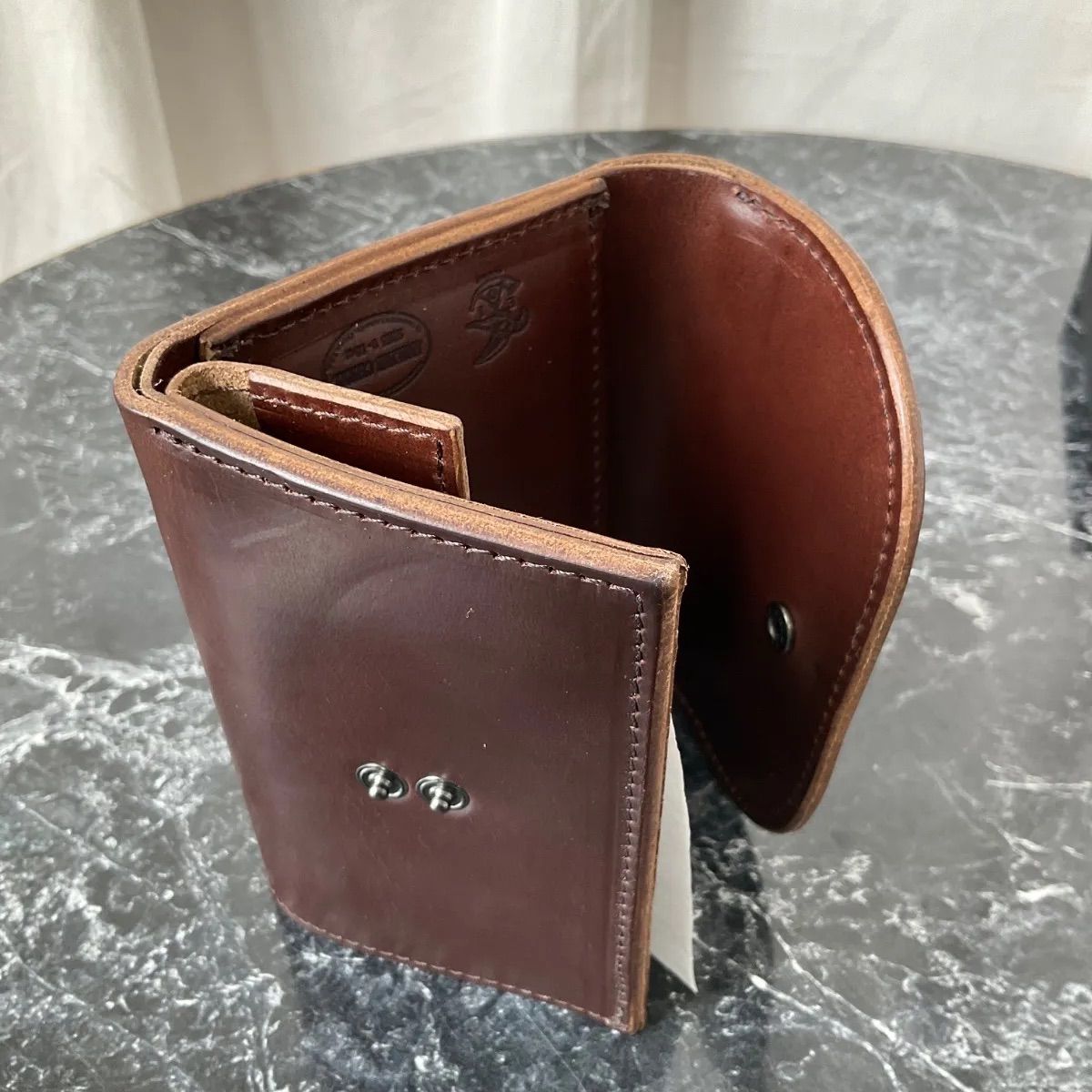 未使用品】MR. OLIVE 三つ折り財布 ME115H ブラウン - メルカリ
