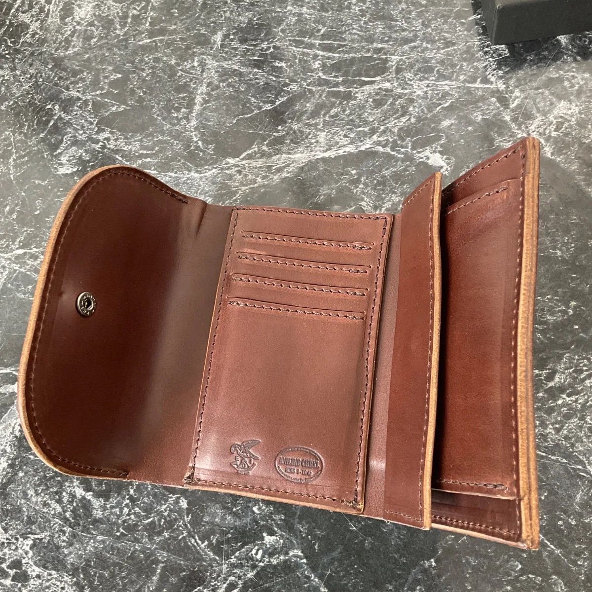 未使用品】MR. OLIVE 三つ折り財布 ME115H ブラウン - メルカリ