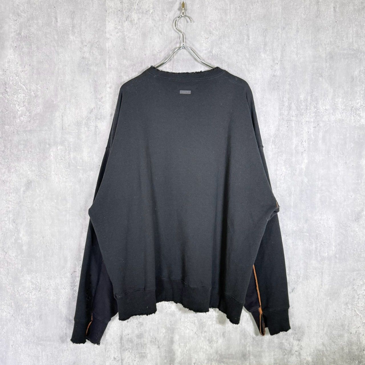 stein』シュタイン(L)オーバーサイズ リビルドスウェット ダメージ