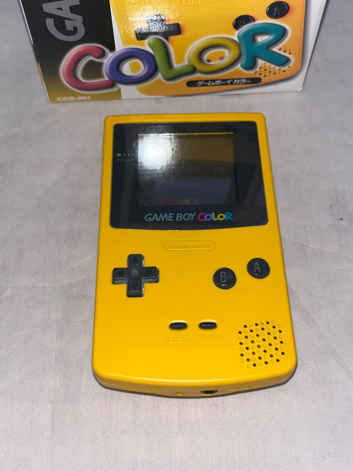 製造番号一致品】ゲームボーイカラー本体 イエロー ☆GB☆ - メルカリ