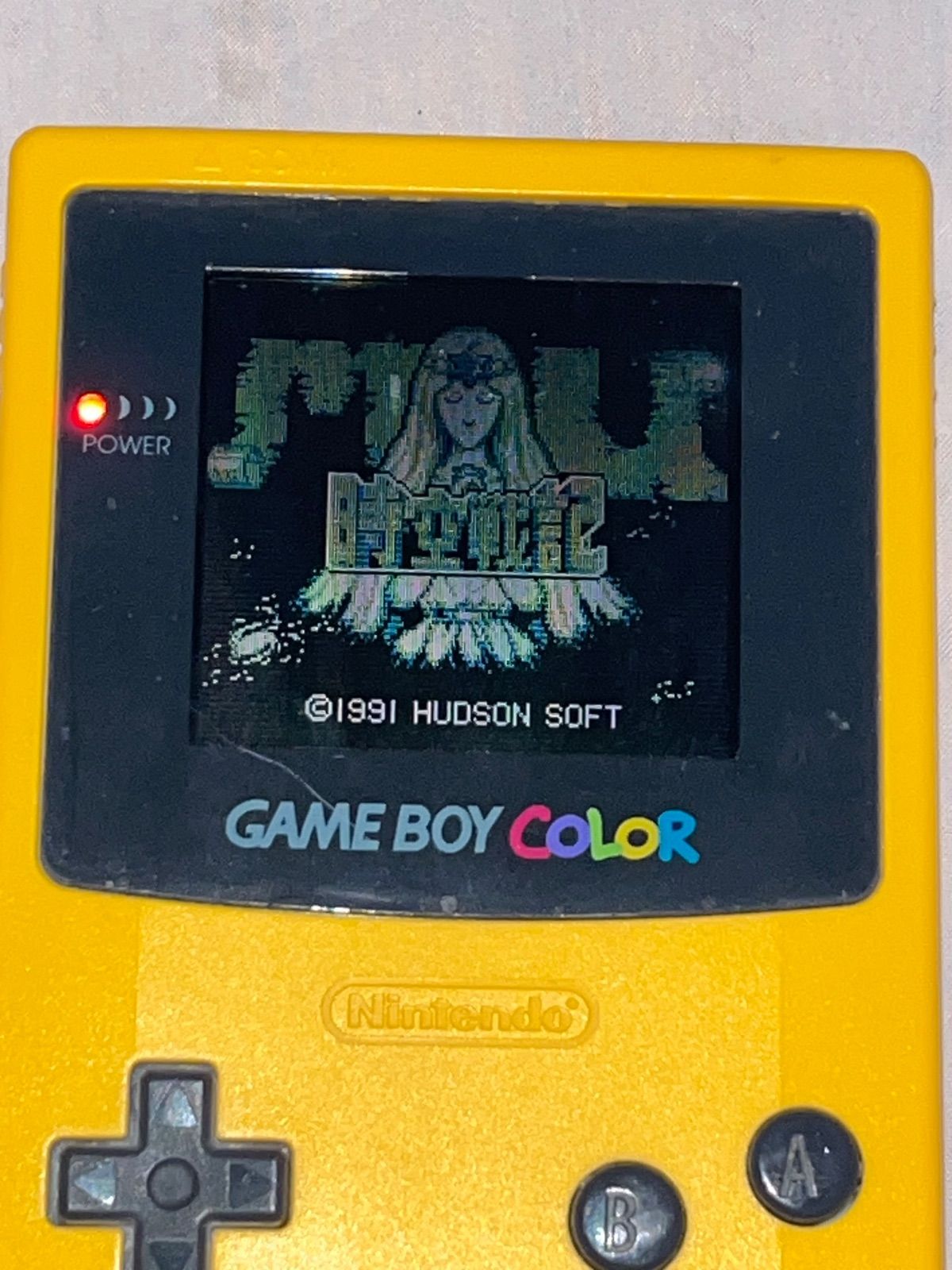 製造番号一致品】ゲームボーイカラー本体 イエロー ☆GB☆ - メルカリ