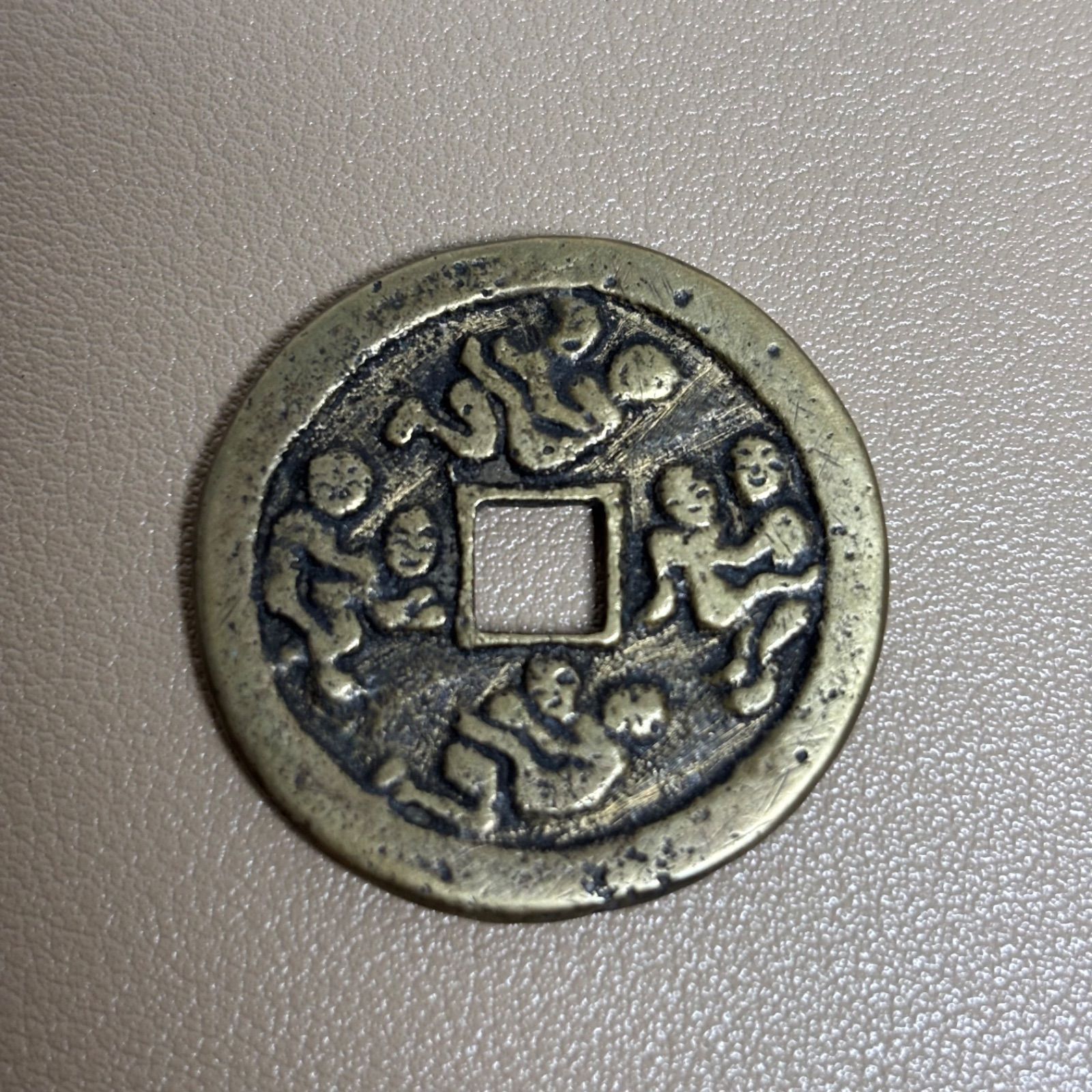 古銭 絵銭 風花雪月 秘戯銭 春銭 銅銭 約33.3mm 約12.8g - メルカリ
