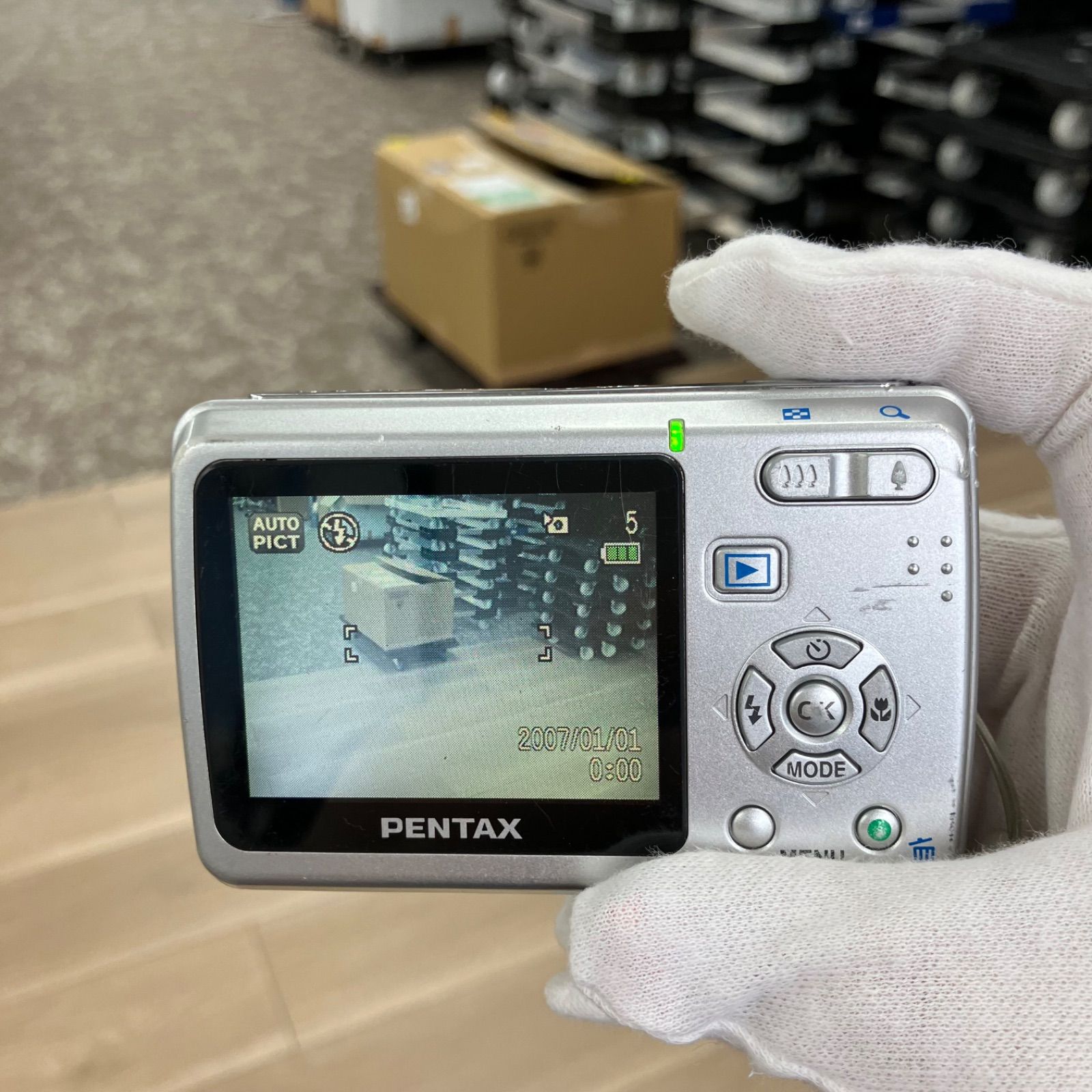 HA4026 PENTAX Optio E40 ペンタックス デジタルカメラ 現状 - メルカリ