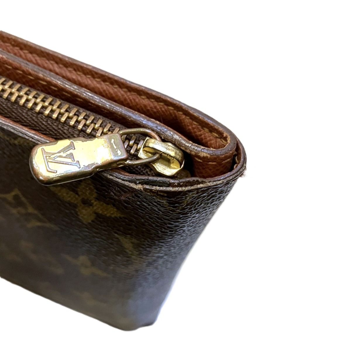 ルイ・ヴィトン LOUIS VUITTON ポルトパピエジップ モノグラム 二