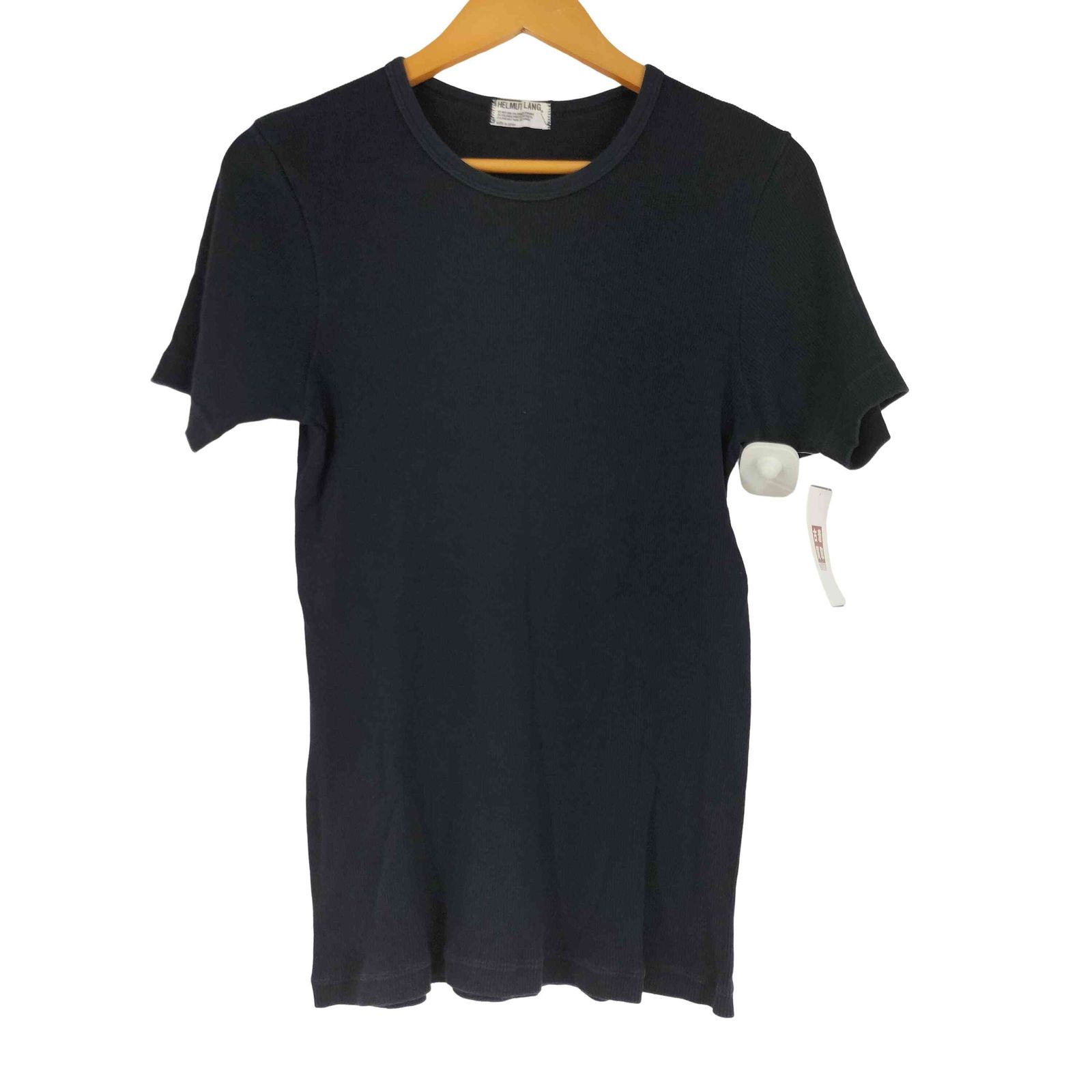 HELMUT LANG 本人期 リブカットソー ヘルムートラング HELMUT LANG 90-00S 本人期 半袖リブTシャツ メンズ
