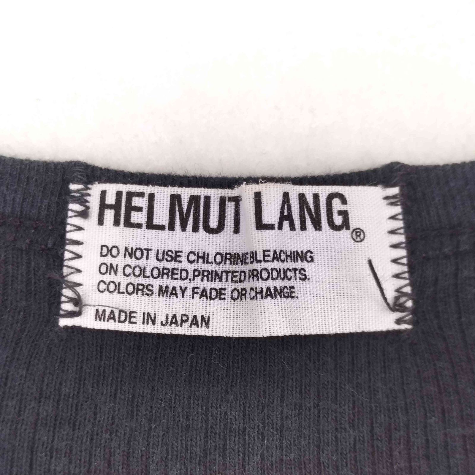 HELMUT LANG 本人期 リブカットソー ヘルムートラング HELMUT LANG 90-00S 本人期 半袖リブTシャツ メンズ