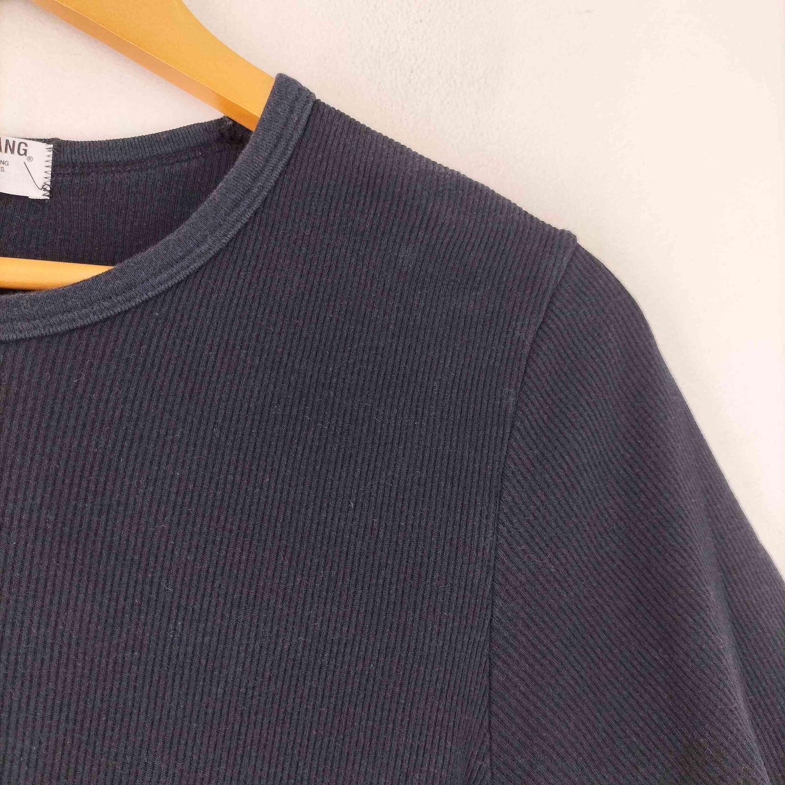 HELMUT LANG 本人期 リブカットソー ヘルムートラング HELMUT LANG 90-00S 本人期 半袖リブTシャツ メンズ