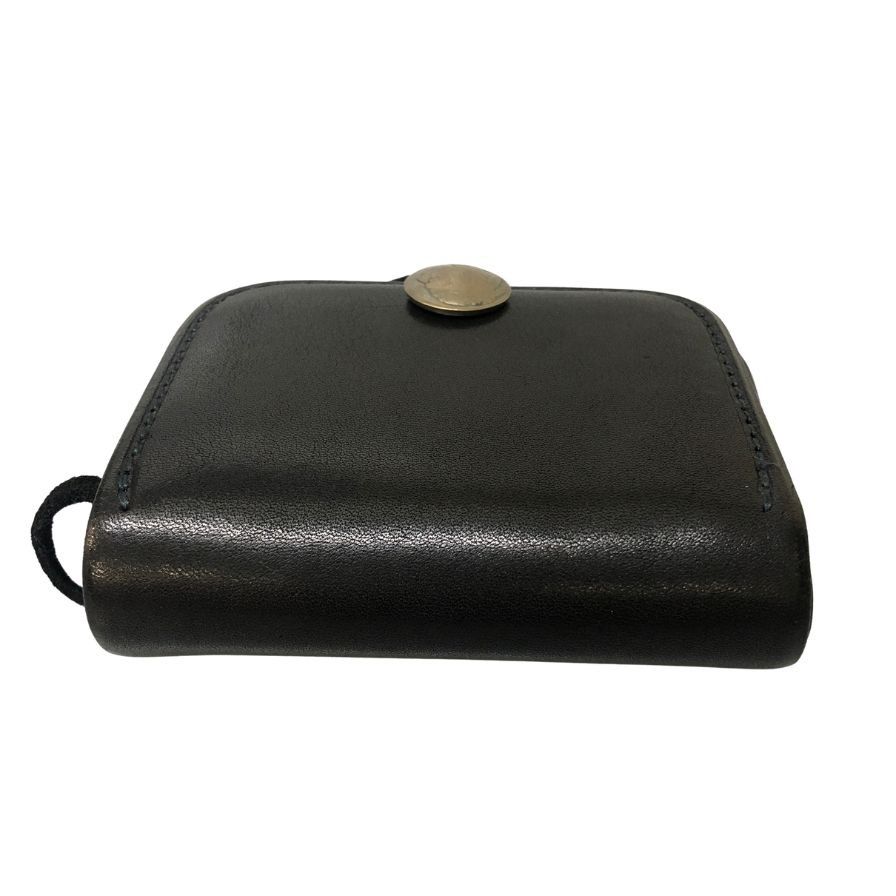 ゴローズ　goro's 財布　角型小銭入れ　小銭入れ　ブラック レザー ゴローズ 角型小銭入れ 牛革 サドルレザー ブラック 財布【AFI3