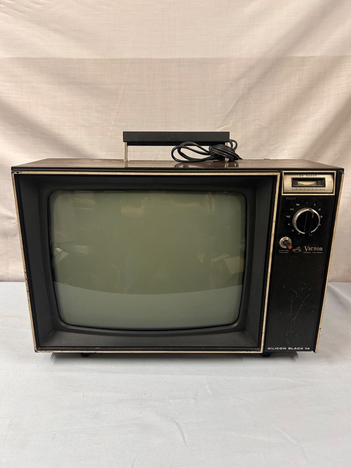 昭和レトロ】ビクター Victor 14T-222N ブラウン管テレビ 14インチ