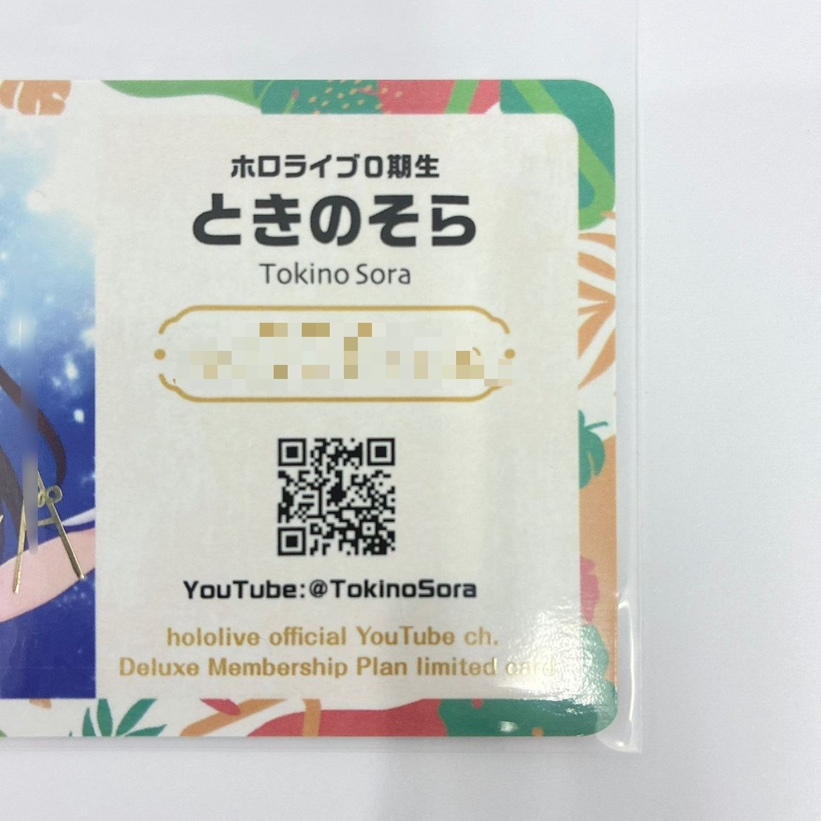 ホロライブ EXPO2024 ときのそら メンバーシップ応援デラックスプラン