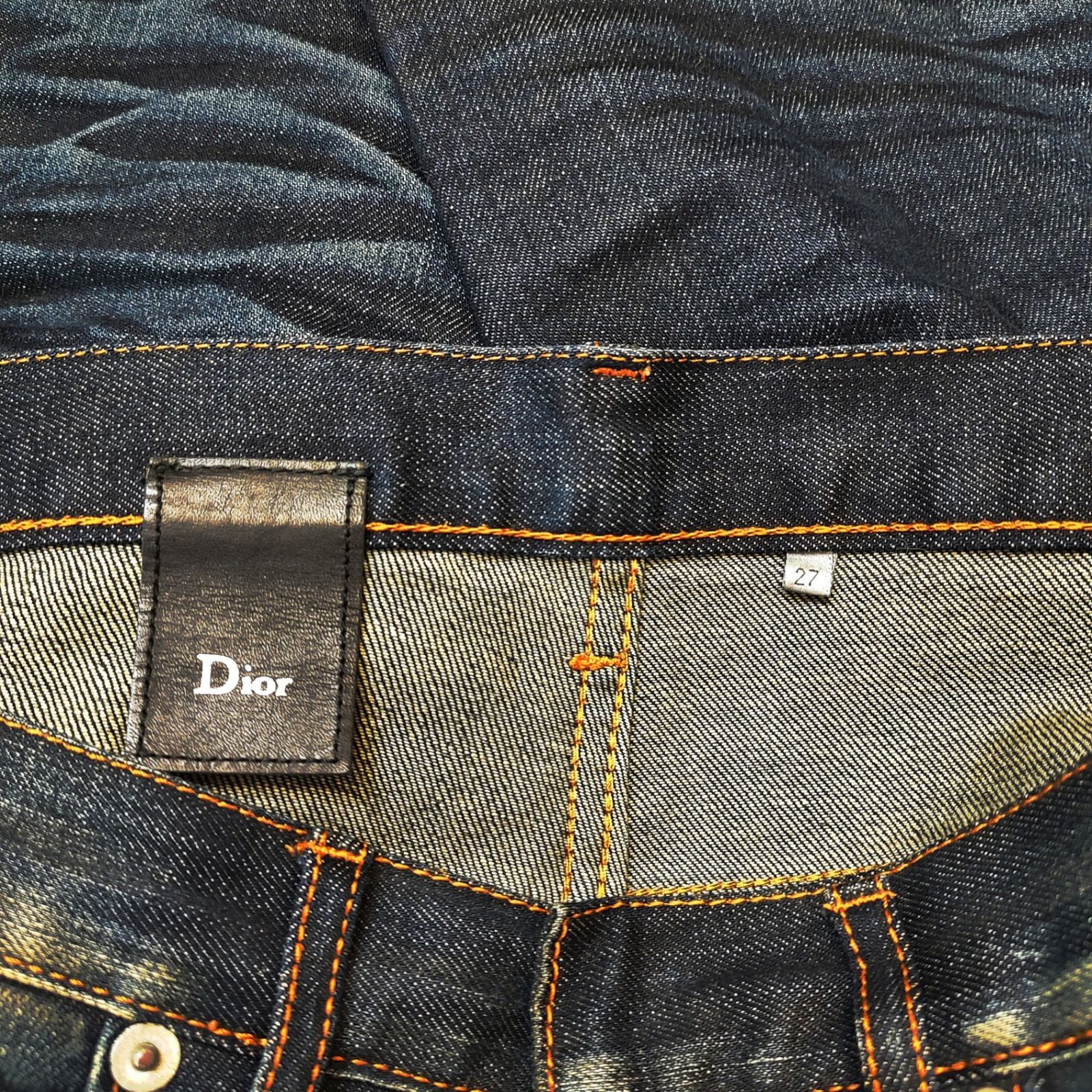 DIOR HOMME ディオール オム 2010年 Jake Distressed Stretch Jeans