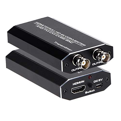 K◆HDMI to AHD 変換アダプター HDMI AHD コンバーター AHDループアウト500M HD CCTV屋外家庭監視 IPカメラシステム AHD DVR NVR ビデオデッキ 対応（日本語取扱説明書付き） 8bc004ee