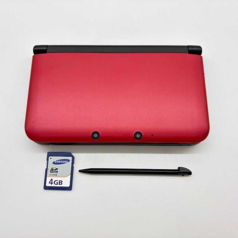 【美品/液晶綺麗/動作品】Nintendo3DSLL SPR-001 レッド×ブラック ニンテンドー3dsll 任天堂 タッチペン・SDカード付属 927S