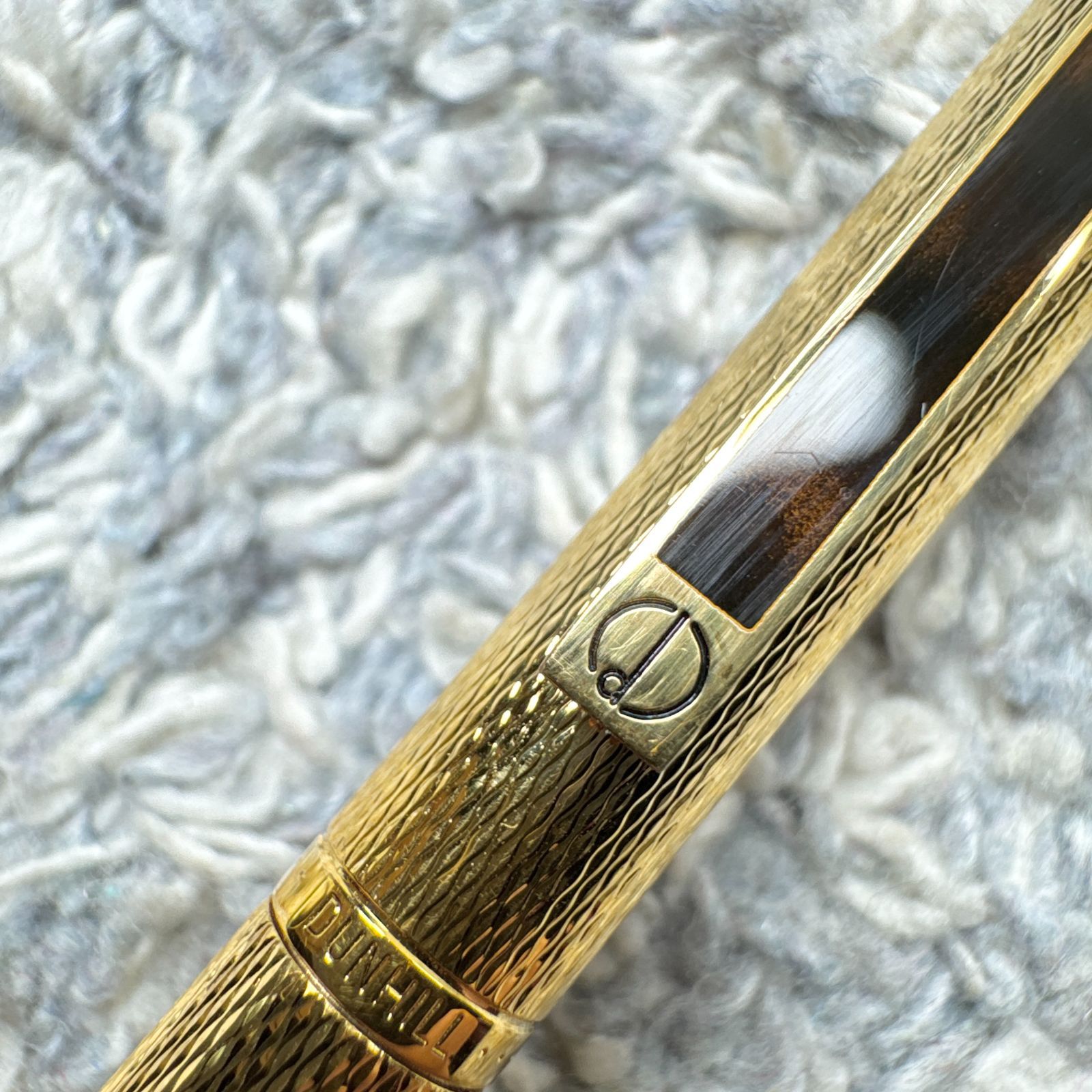 訳あり Dunhill ダンヒル ボールペン ゴールド エングレービング