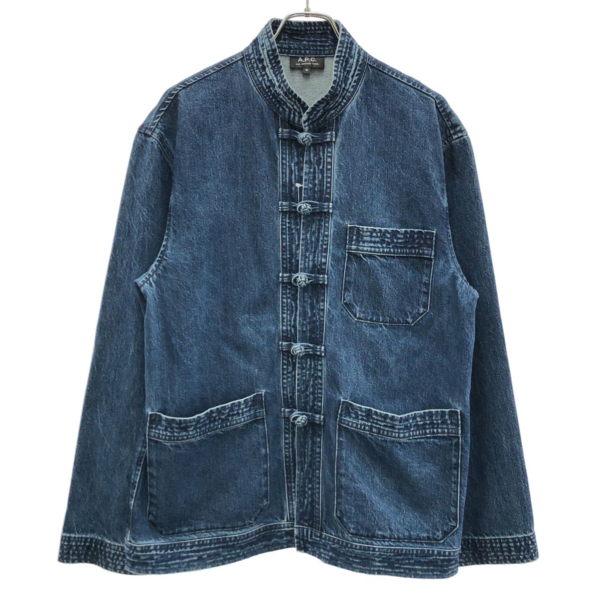 A.P.C アーペーセー チャイナデニムジャケット インディゴブルー M 