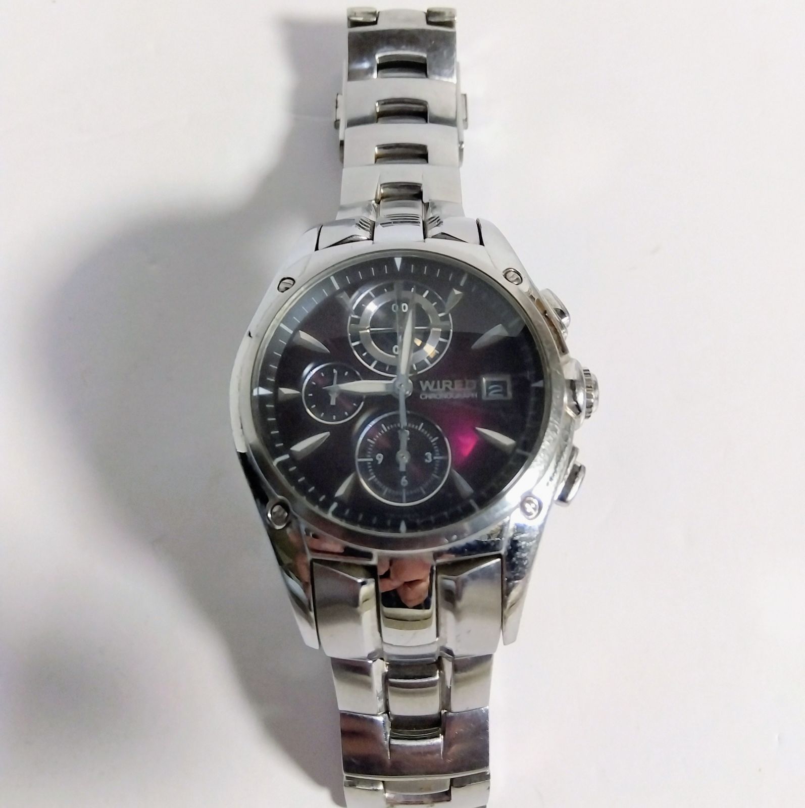USED中古品】 稼働品 SEIKO WIRED セイコー ワイアード クロノグラフ 