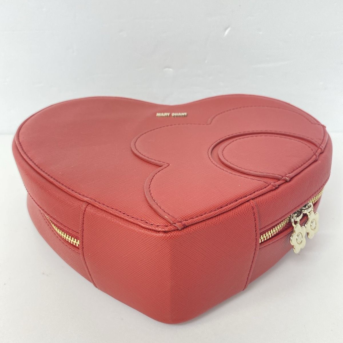 美品 MARY QUANT マリークワント ハート型 2WAY ショルダーバッグ 