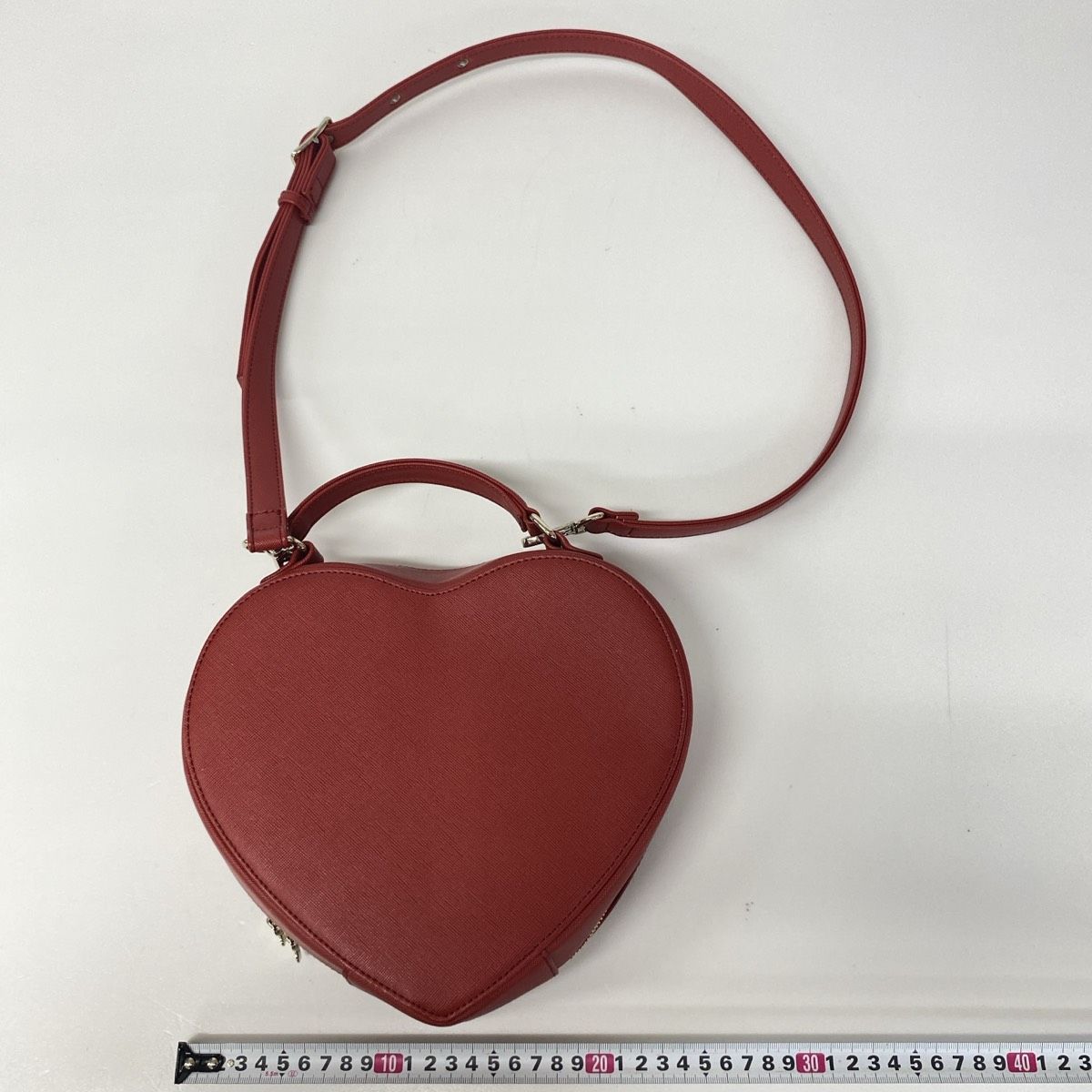美品 MARY QUANT マリークワント ハート型 2WAY ショルダーバッグ 