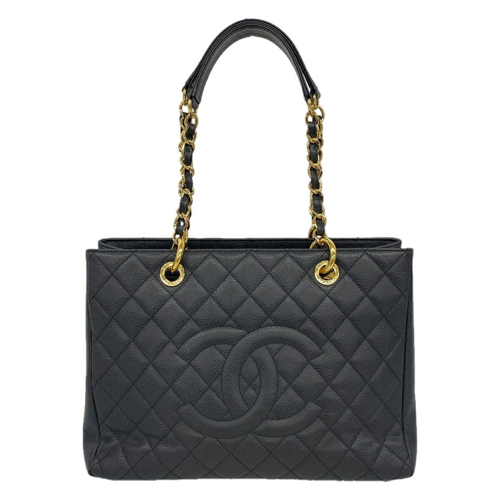 シャネル(Chanel) シャネル バッグ・トートバッグ・チェーントート マトラッセ キャビアスキン ブラック レディース OP021306