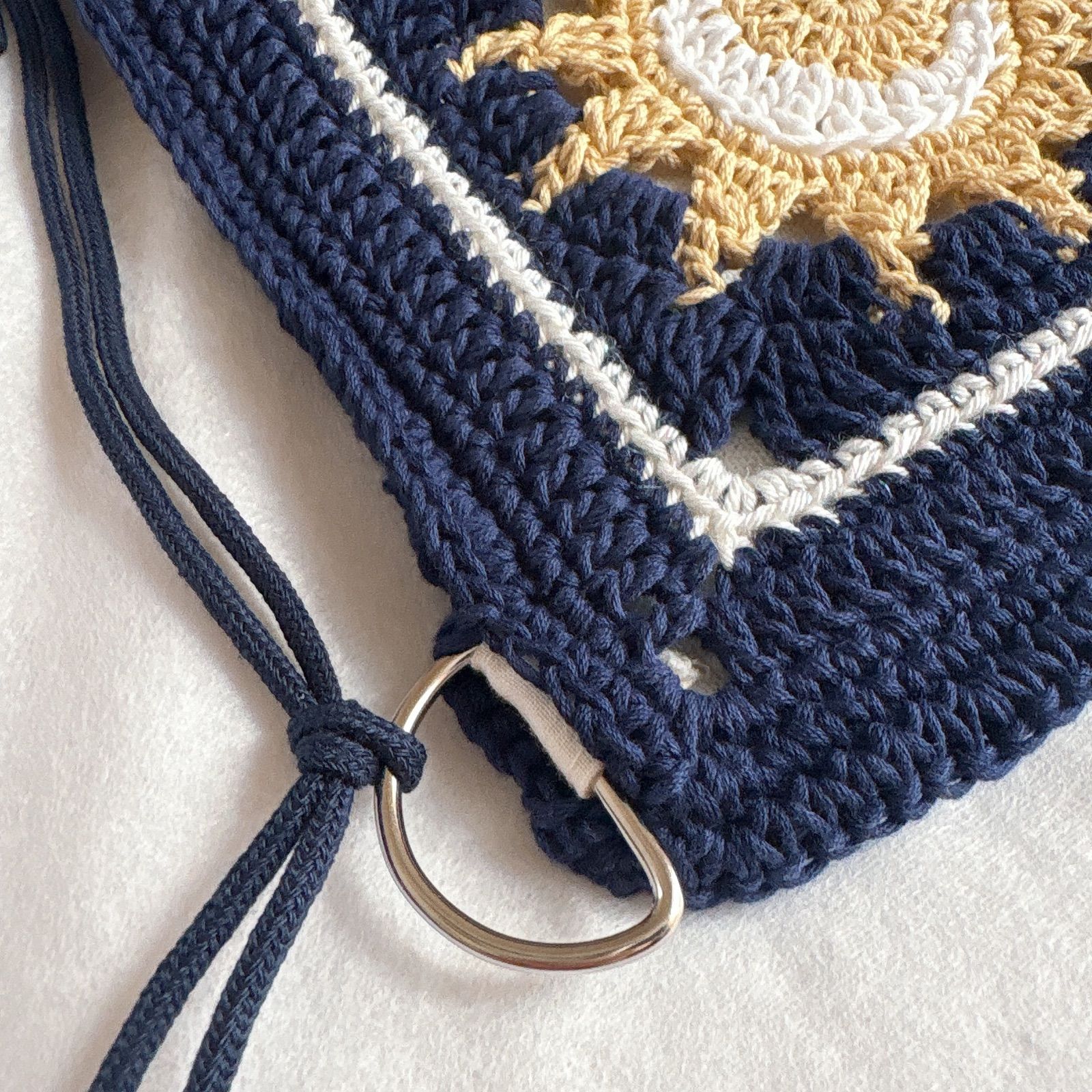 ハンドメイド・完成品】ナップサック リュック バッグ ウィッシュコア
