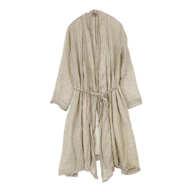 ネストローブ nest robeリネン100 ローブコート ガウン ベルト付き nest Robe リネン ガウン 羽織り 01151-2020-1 ベルト付き ローブ