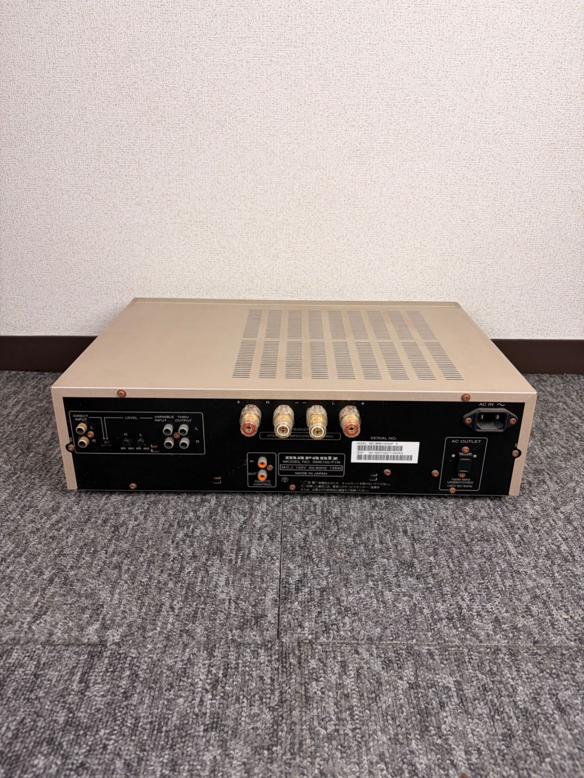 福岡・ジャンク品】marantz SM6100SA パワーアンプ 本体 - メルカリ