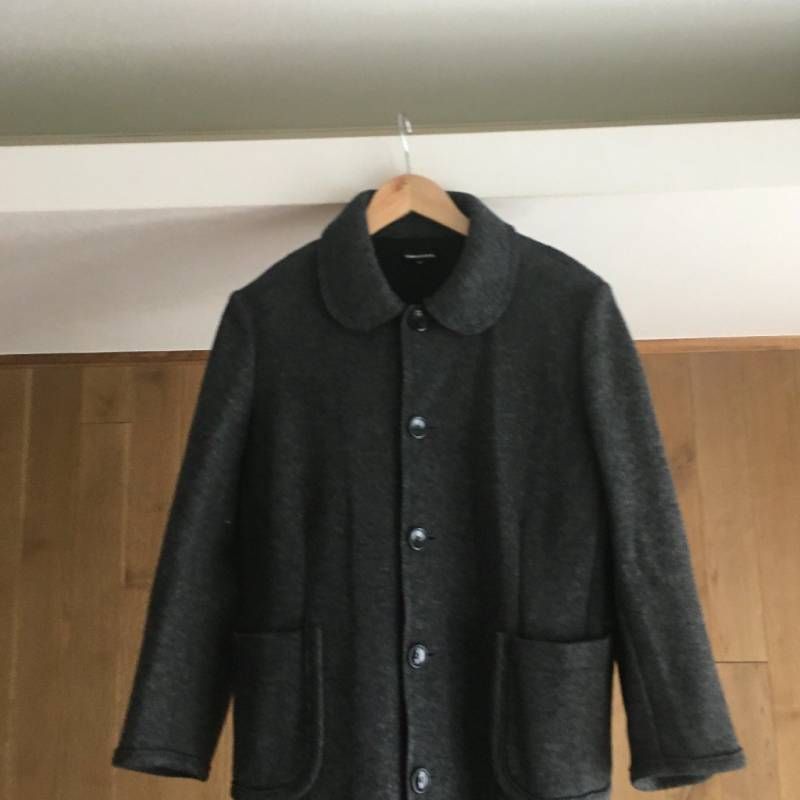 美品 tricot COMME des GARCONS トリココムデギャルソン 丸襟 コートM