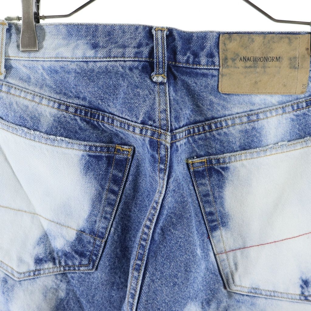 anachronorm (アナクローム) BLEACH DESIGN 80's WIDE DENIM PANTS