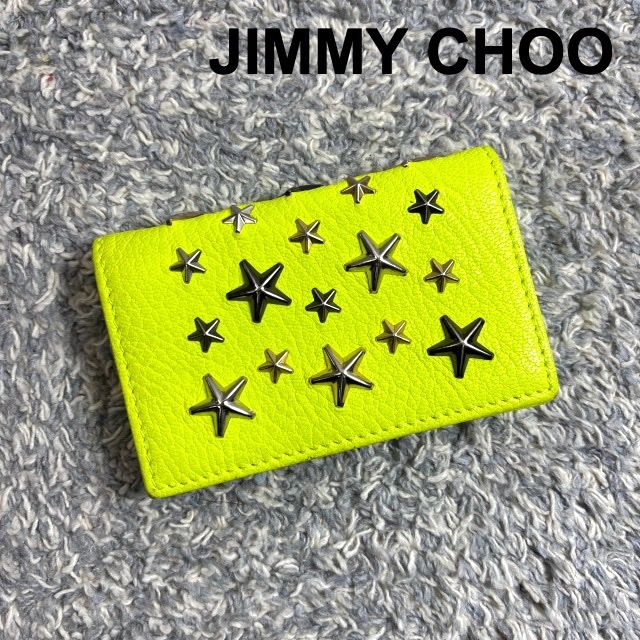 JIMMY CHOO ジミーチュウ 名刺入れ カードケース スタースタッズ