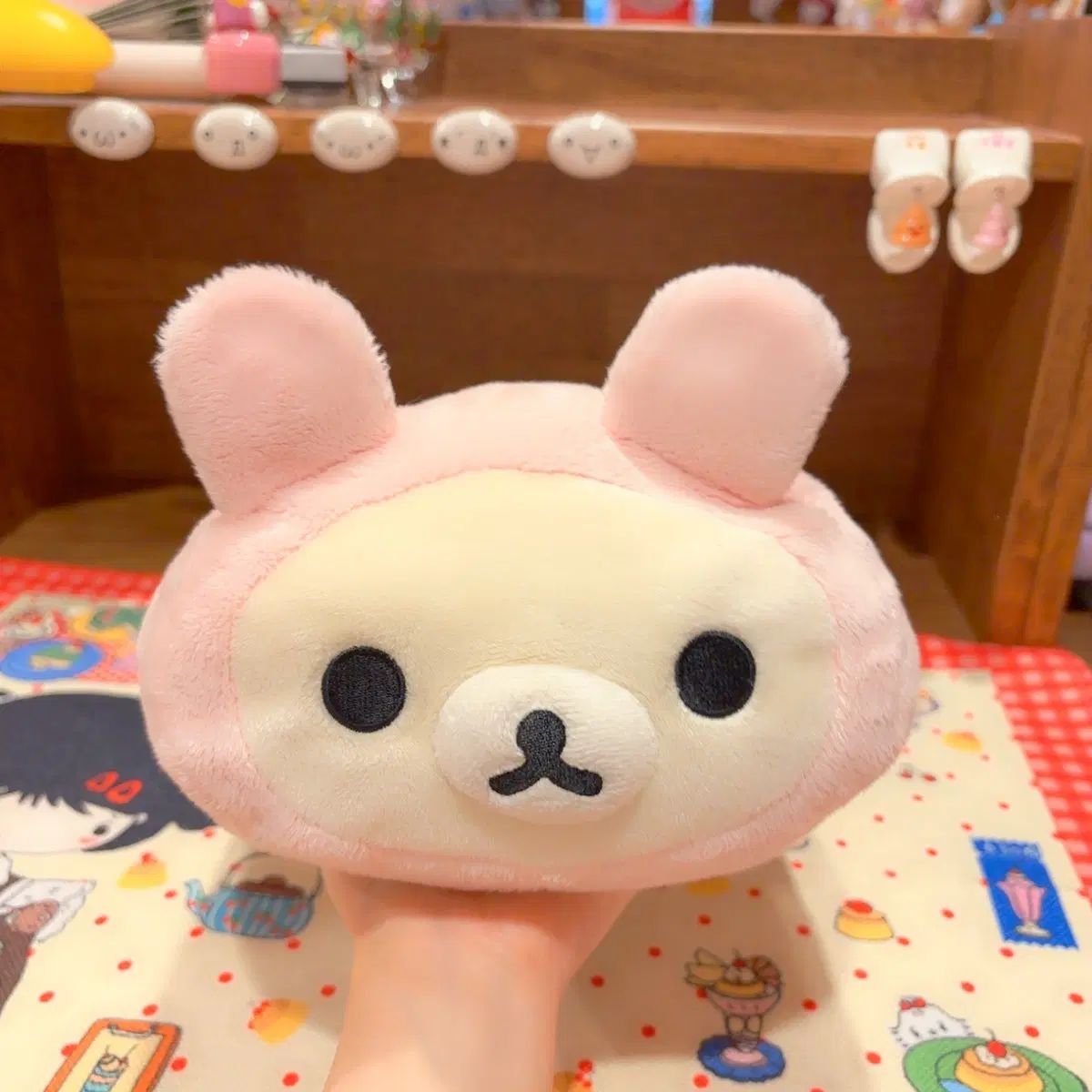 SAN-X コリラックマ　ふんわりかわいいゆめ　Mサイズ　ぬいぐるみ　うさぎ クラシック San-X コリラックマ うさぎ ぬいぐるみ クッション - メルカリ