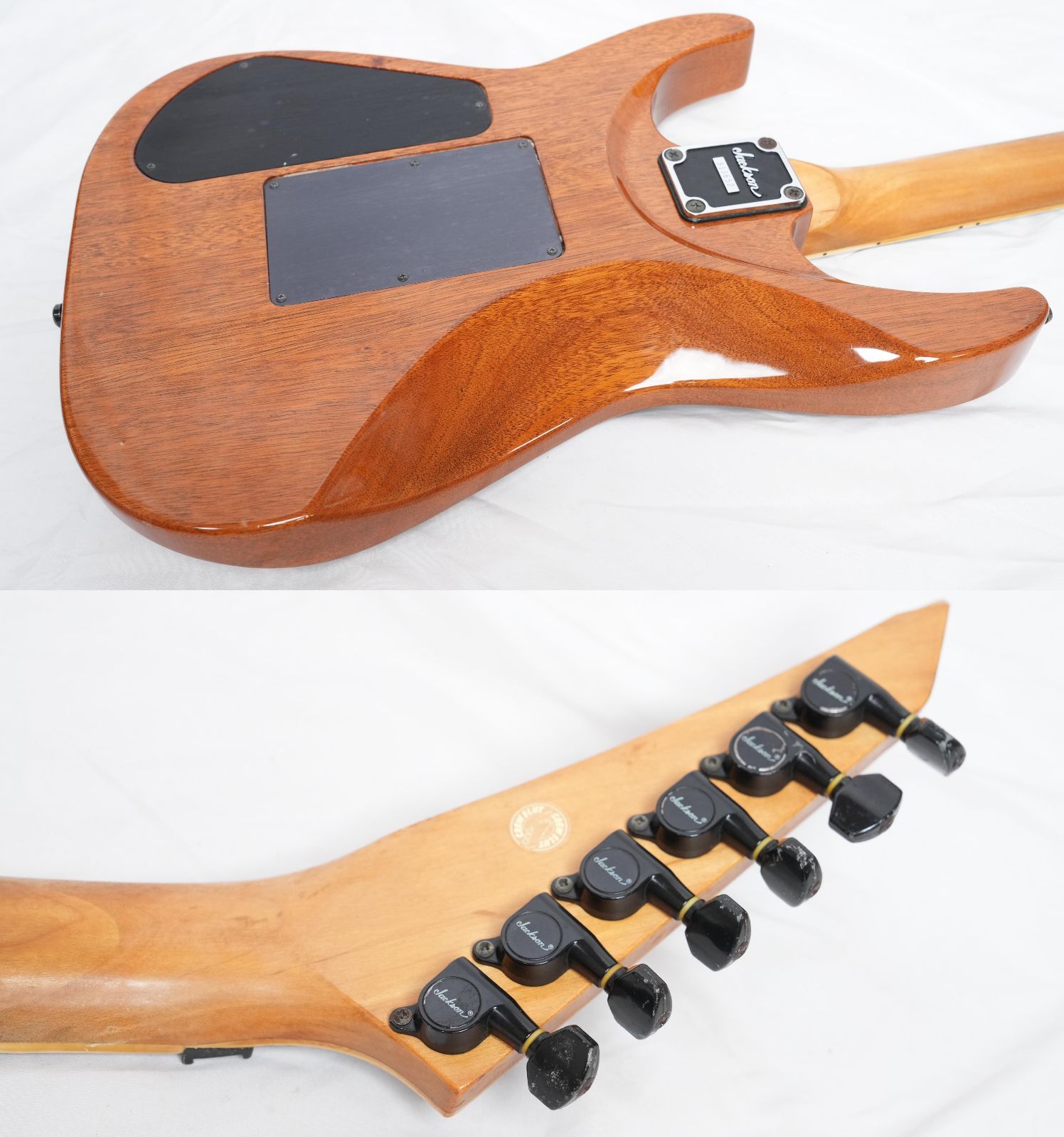 ☆Grover Jackson SUPER DINKY CUSTOM Natural Brown Mahoganyボディ