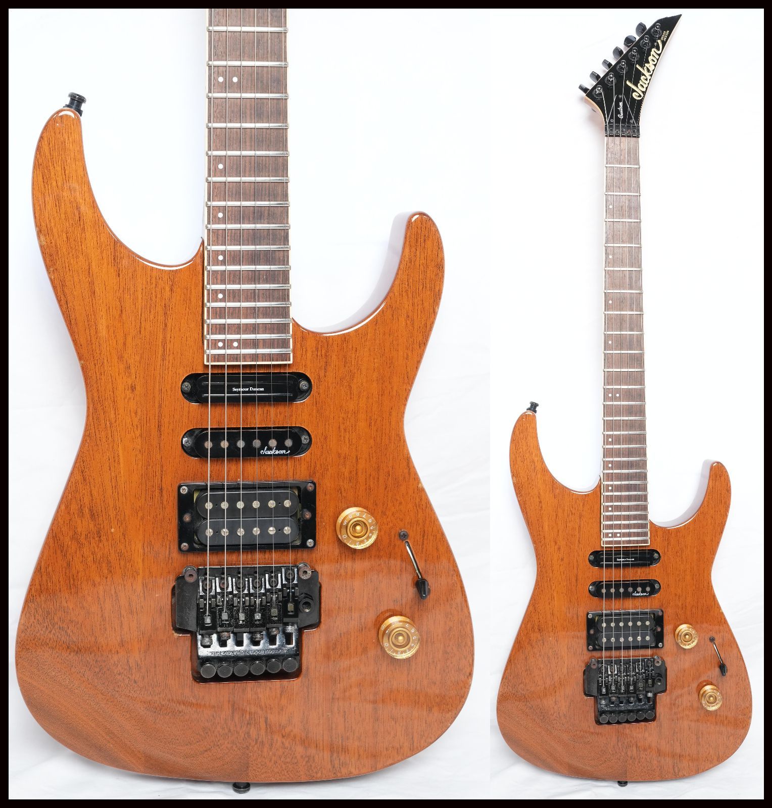☆Grover Jackson SUPER DINKY CUSTOM Natural Brown Mahoganyボディ