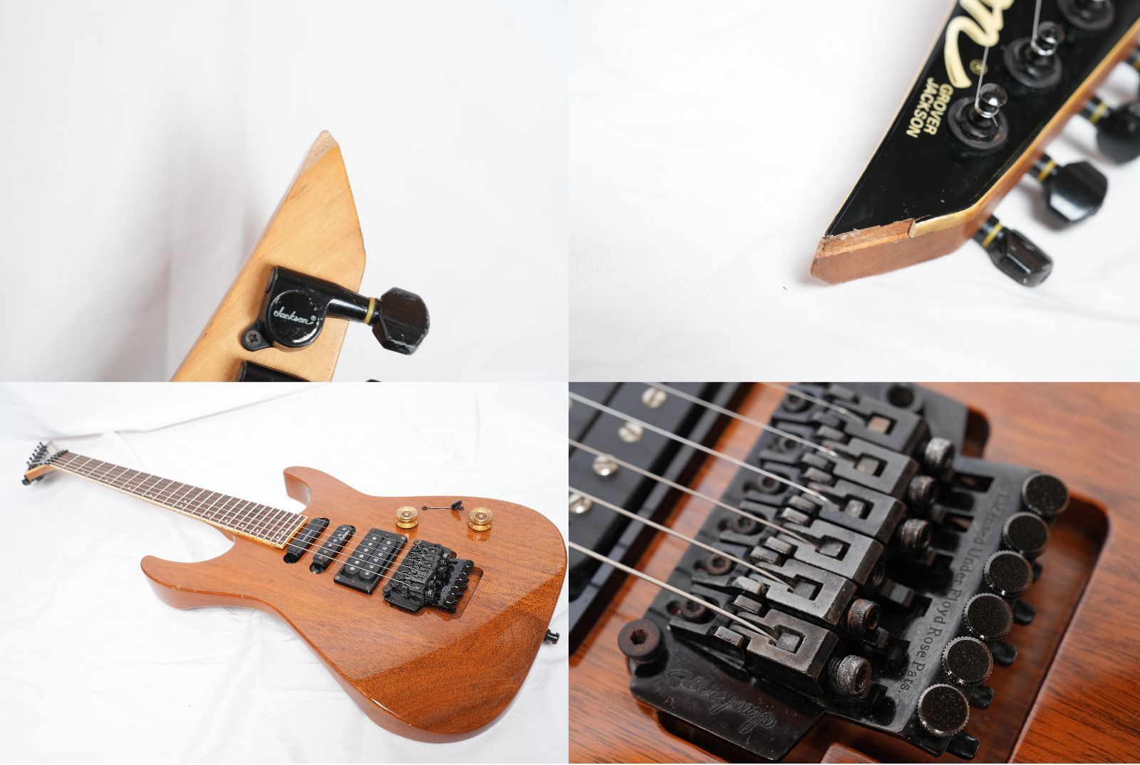☆Grover Jackson SUPER DINKY CUSTOM Natural Brown Mahoganyボディ