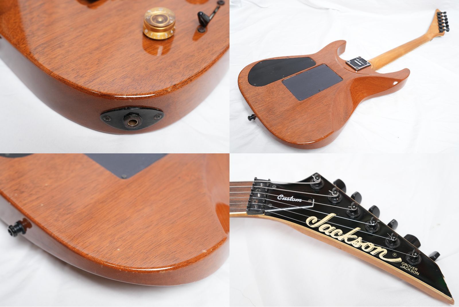☆Grover Jackson SUPER DINKY CUSTOM Natural Brown Mahoganyボディ